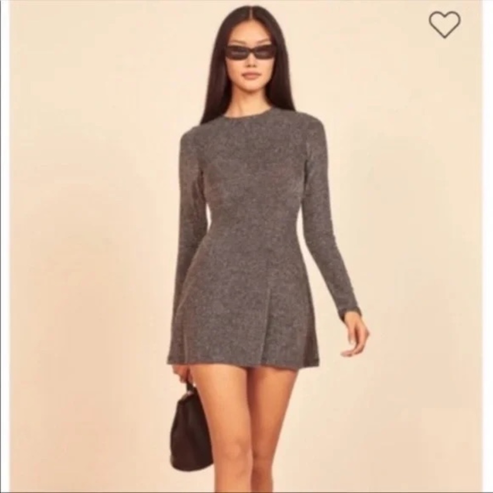 Reformation Gray Knit Dress - Picture 6 of 9